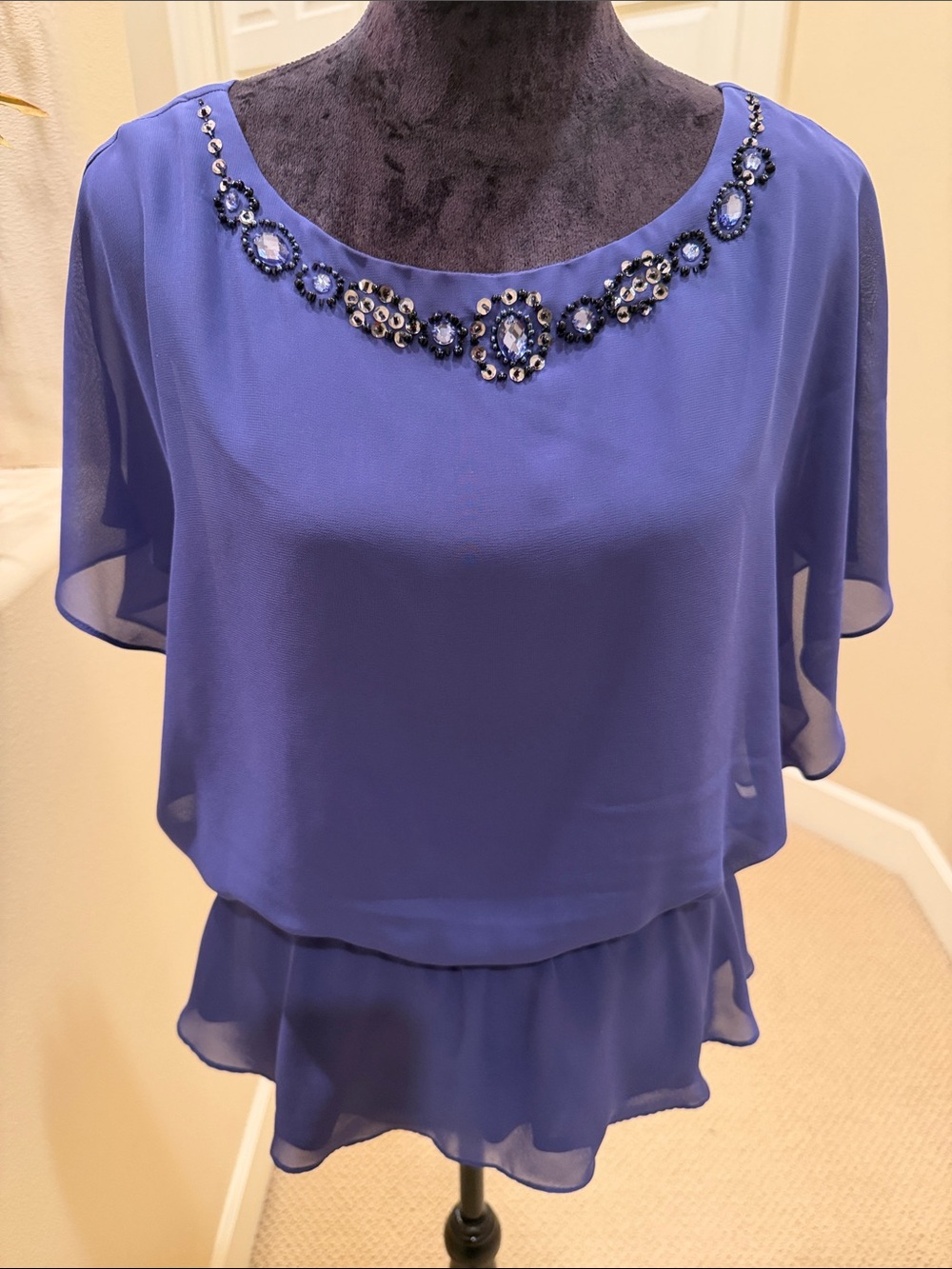 Vintage J.R. Nites By Carol Lin Blouse View 2